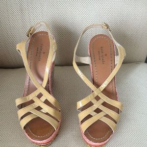 Kate Spade wedge sandal.